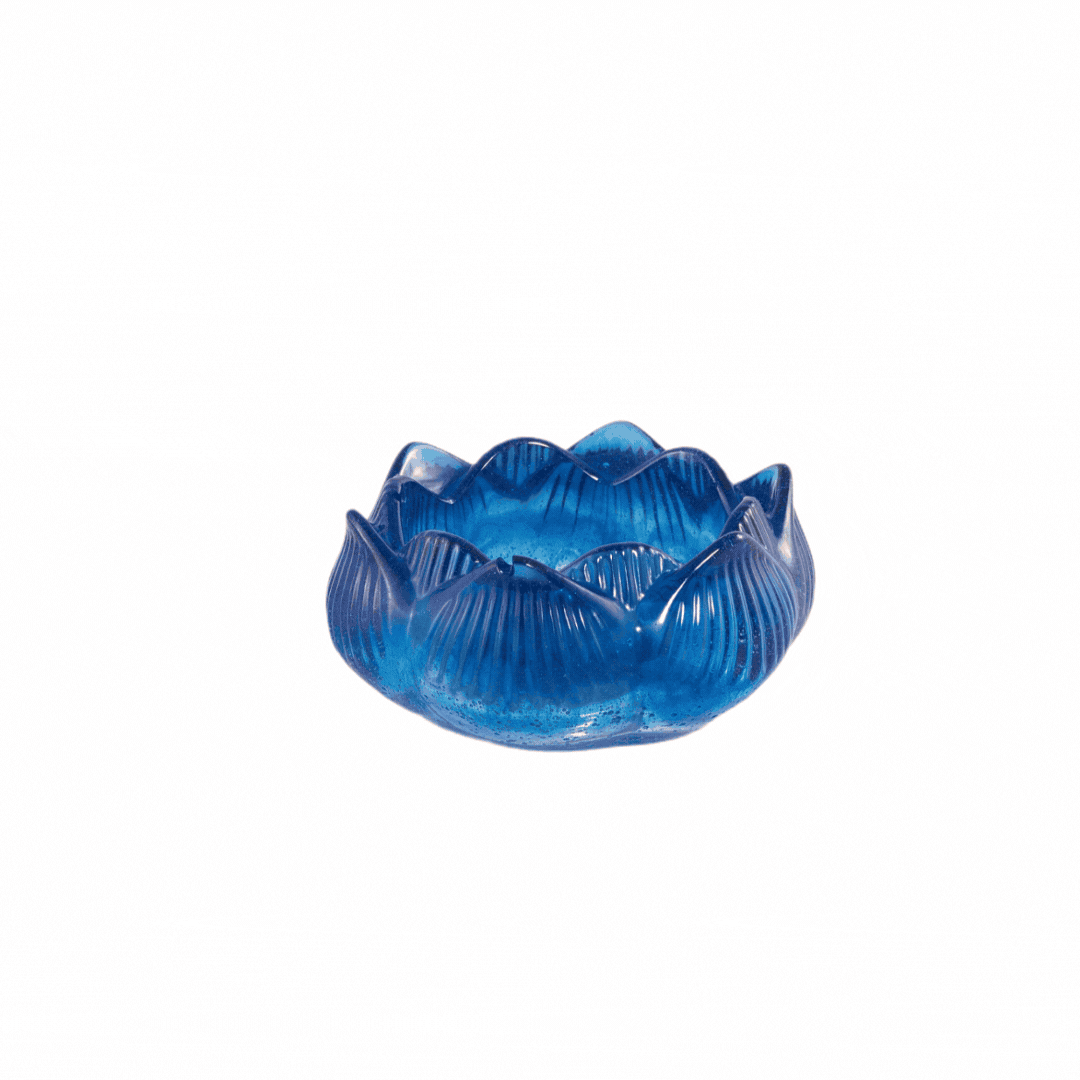 Resin Lotus Flower Tealight Holder